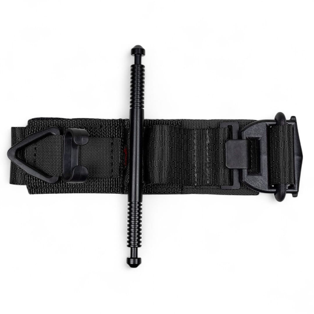 SOF tourniquet in black with windlass and retention clip for limb bleeding control