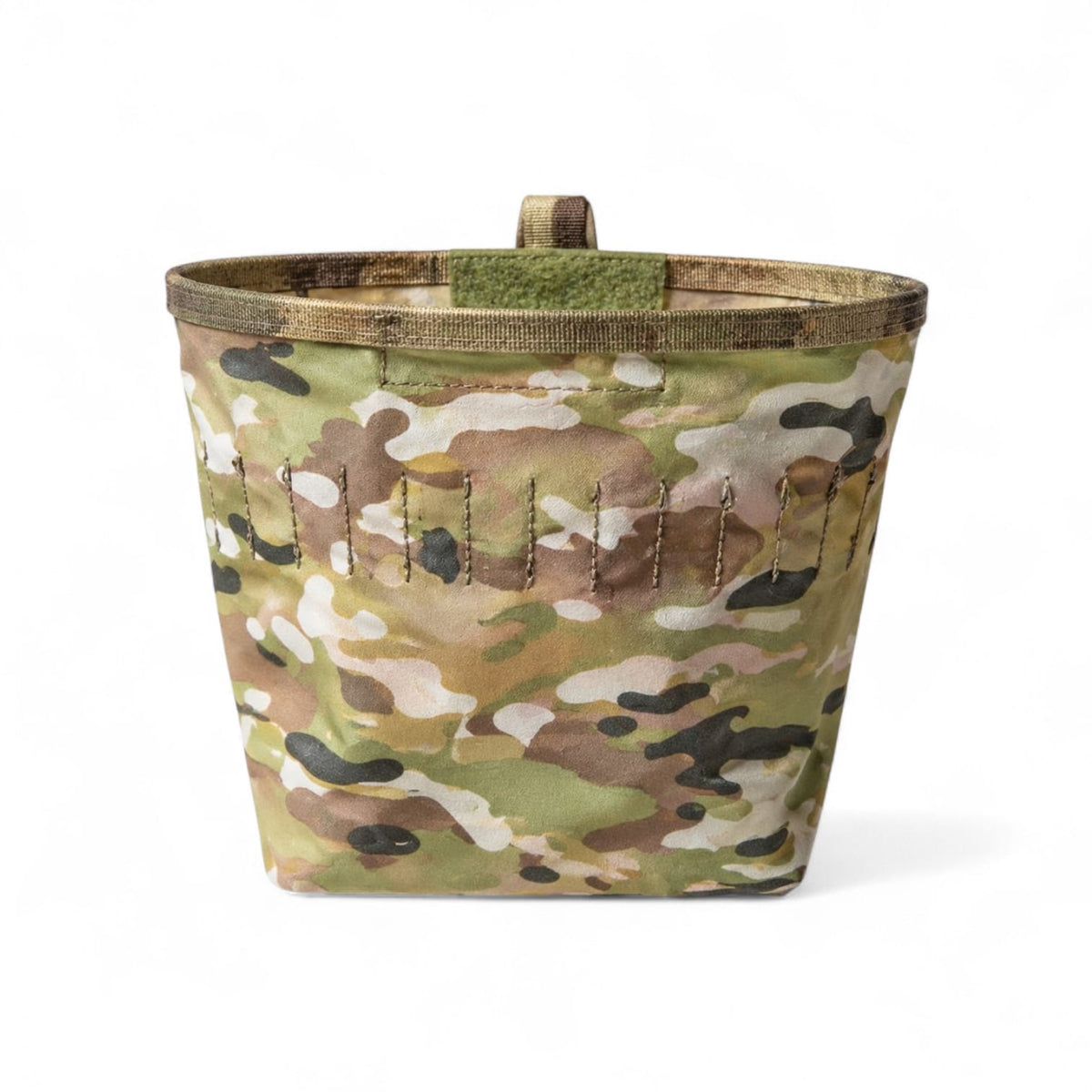 Krieger Dump Pouch in Multicam, Australian-made collapsible magazine dump pouch that folds flat until needed