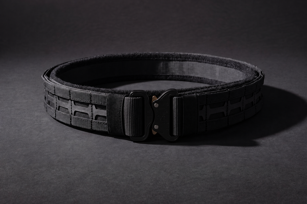 Krieger Highlander 2.0 pistol belt in Black with Original COBRA buckle